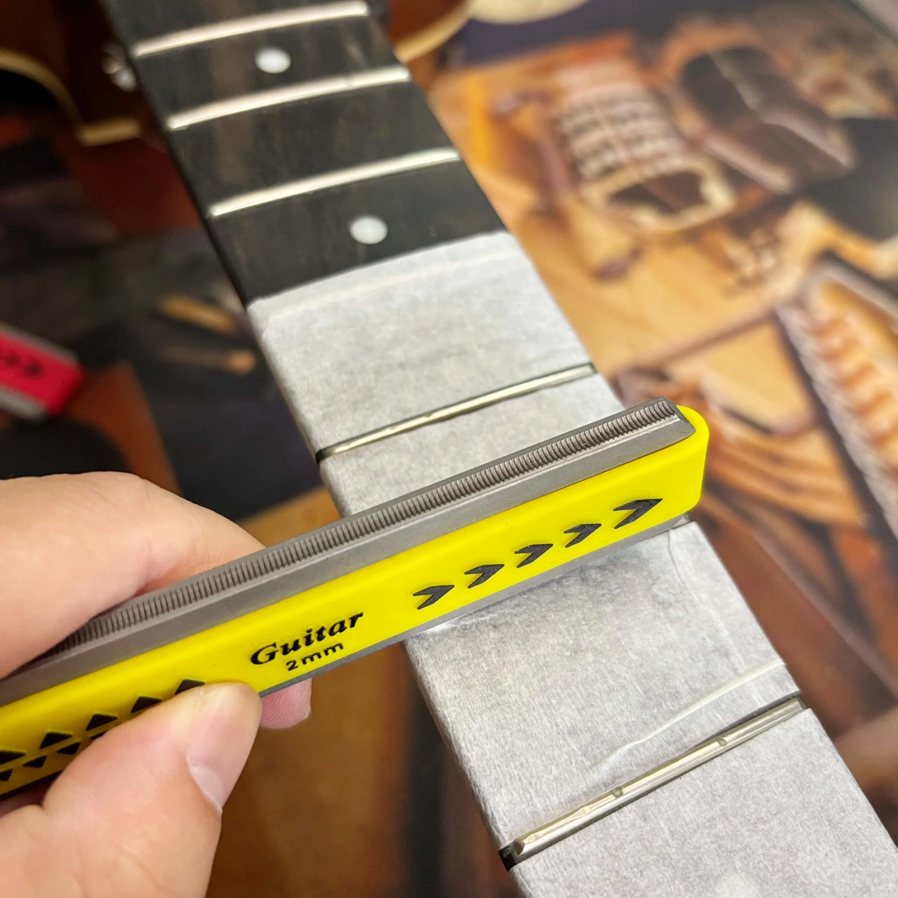 Musical Instrument With Strings - Guitar Ukulele Strings Instrument Fingerboard Fret