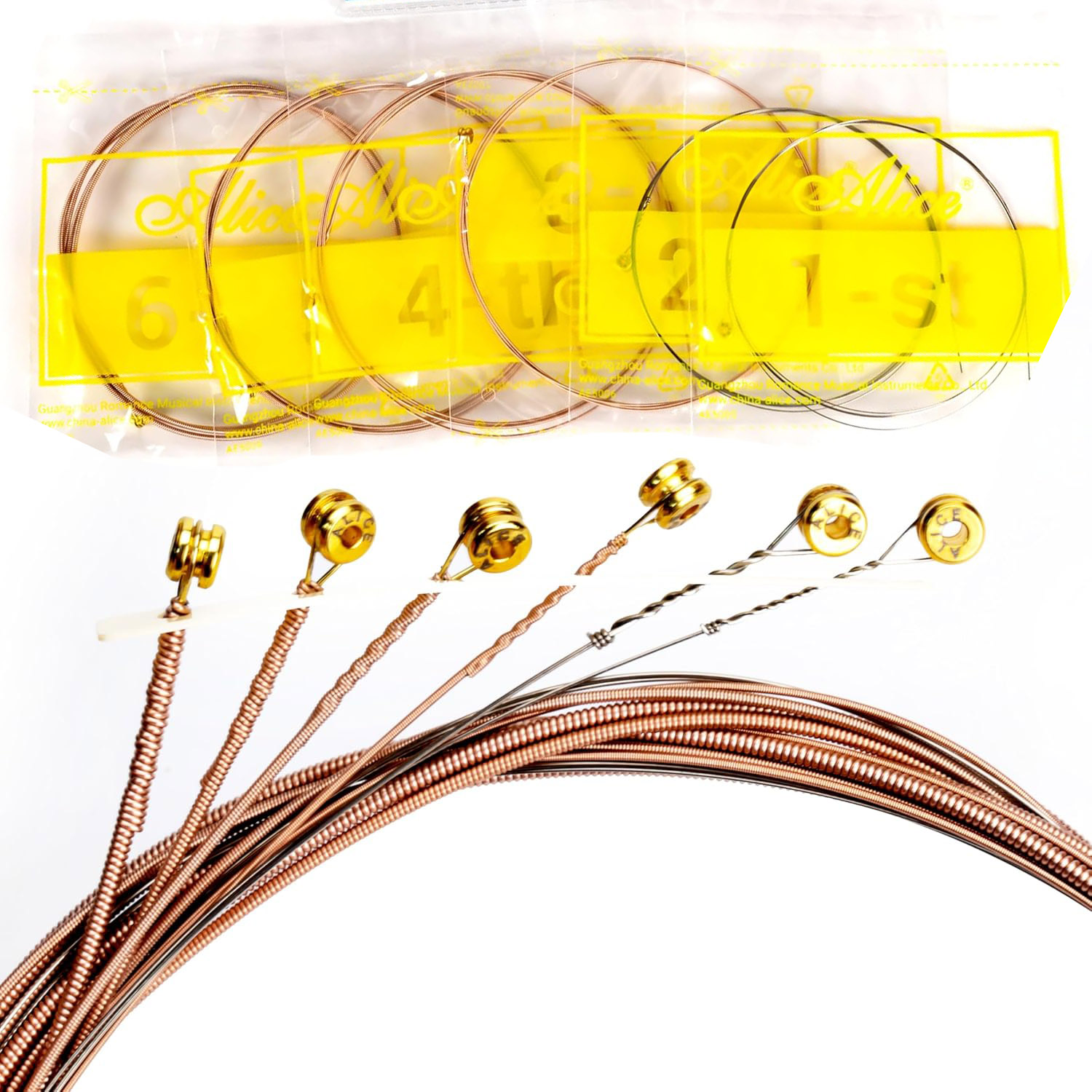 Musical Instrument With Strings - 2/6Pcs Set High-Quality Acoustic Guitar Strings