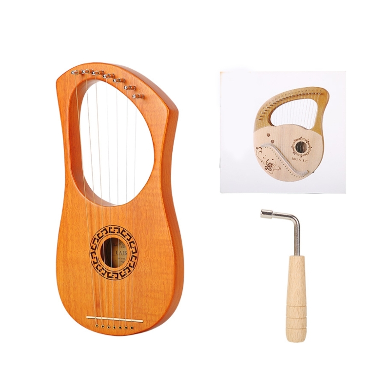 Musical Instrument Groups - Multipurpose 7 String Lyre Harp Musical