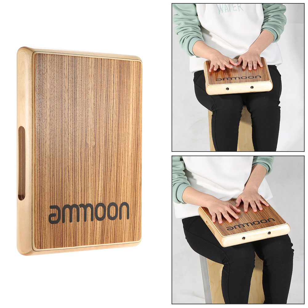 Cajon Box Drum - Compact Travel Cajon Flat Hand Drum