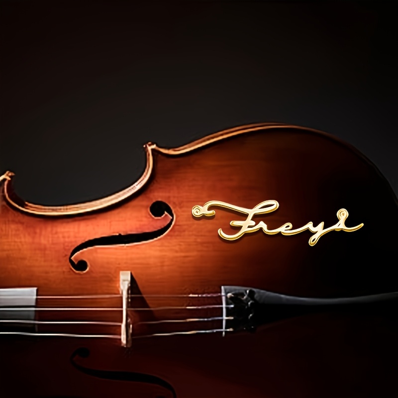 Musical Instrument And Name - [Custom] Decorative nameplates with names, personalized