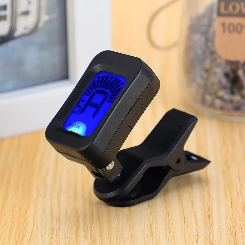 Musical Instrument In English - Miwayer Professional 360° Clip-On Guitar Tuner,