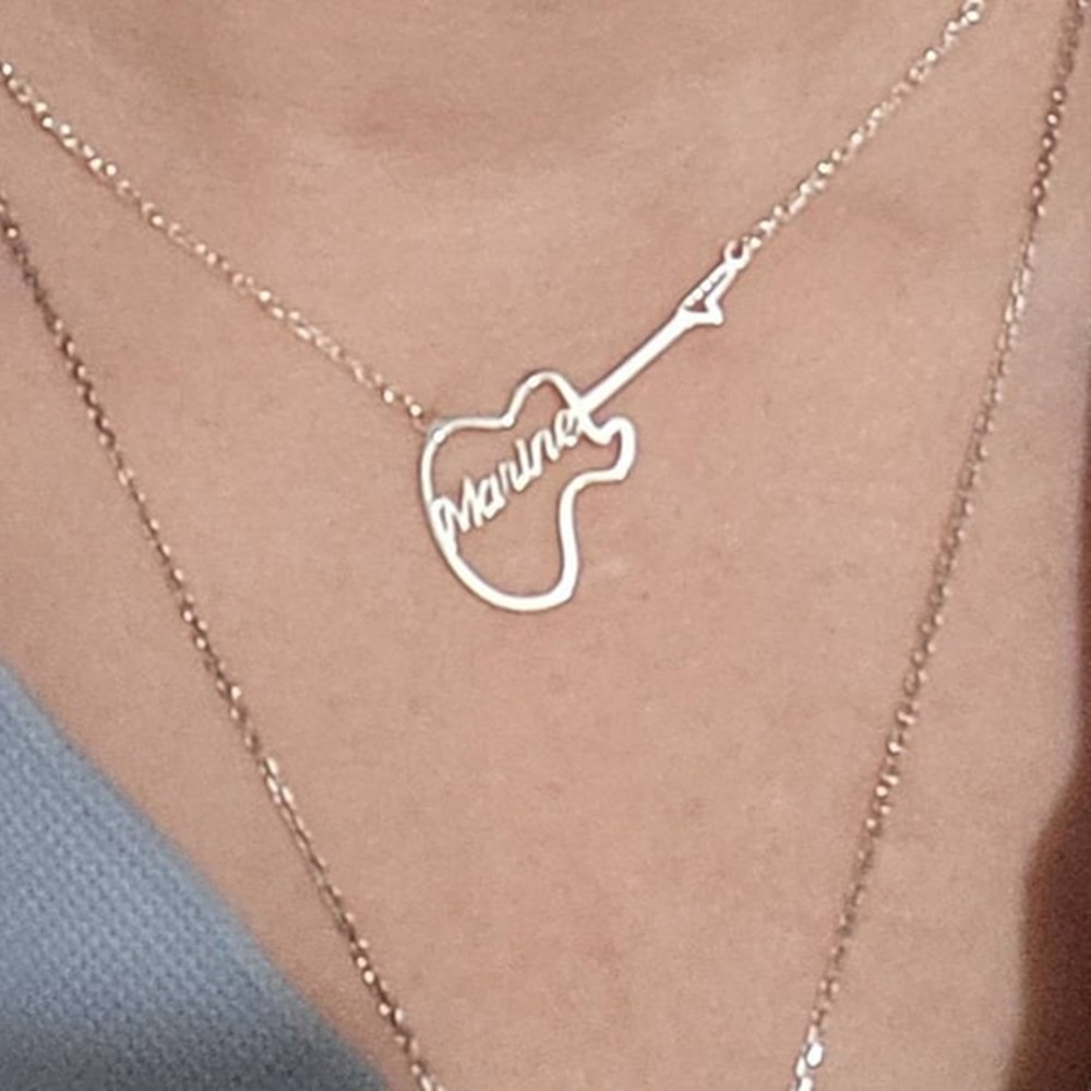 Personalized Guitar Symbol Nam - огляд і ціна Musical Instrument And Name