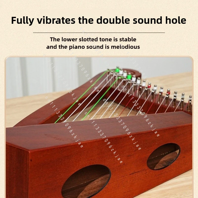 Handmade 15 Tone Harp Sound Th - огляд і ціна Musical Instrument With Strings