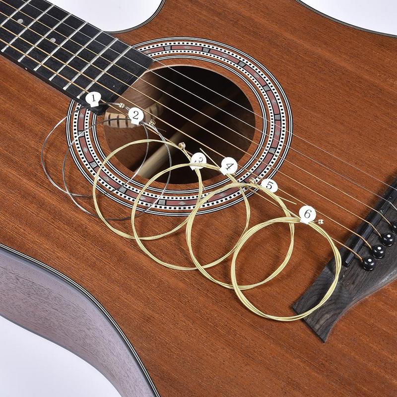 6Pcs High-Quality Acoustic Gui - огляд і ціна Musical Instrument With Strings
