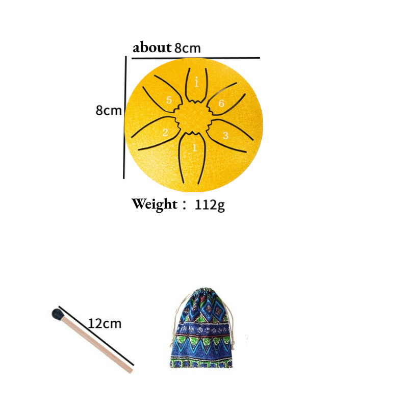 Steel Tongue Drum Portable Rai - огляд і ціна Musical Instrument Drum