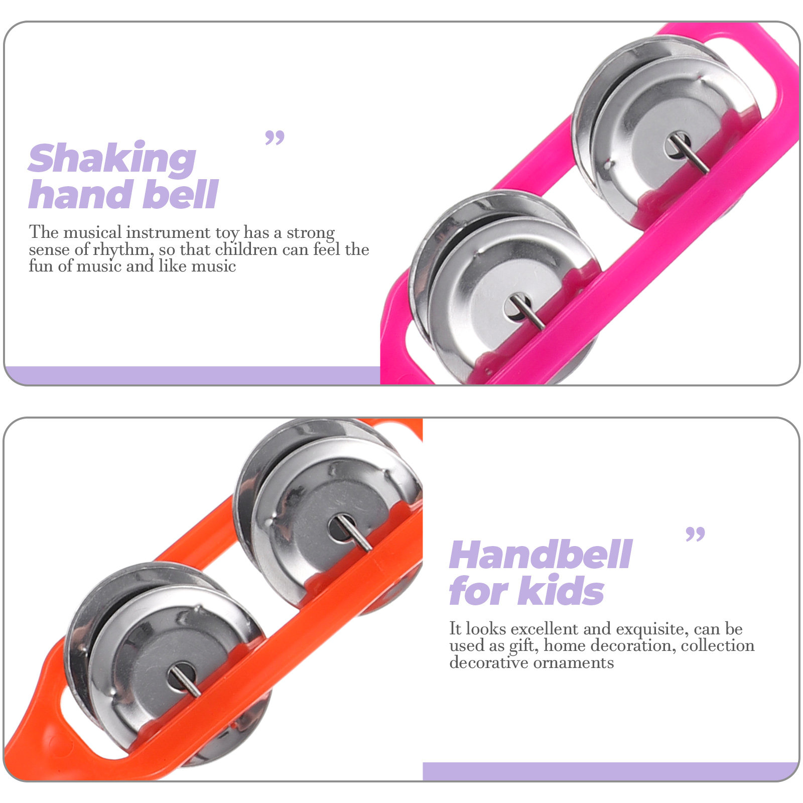 18Pcs Handheld Shaking Bell Co - огляд і ціна Musical Instrument You Shake