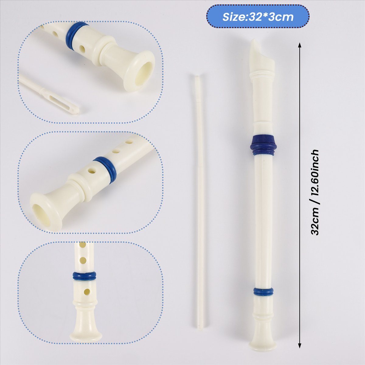 ABST Music Instrument 6 Holes  - огляд і ціна Musical Instrument A Recorder