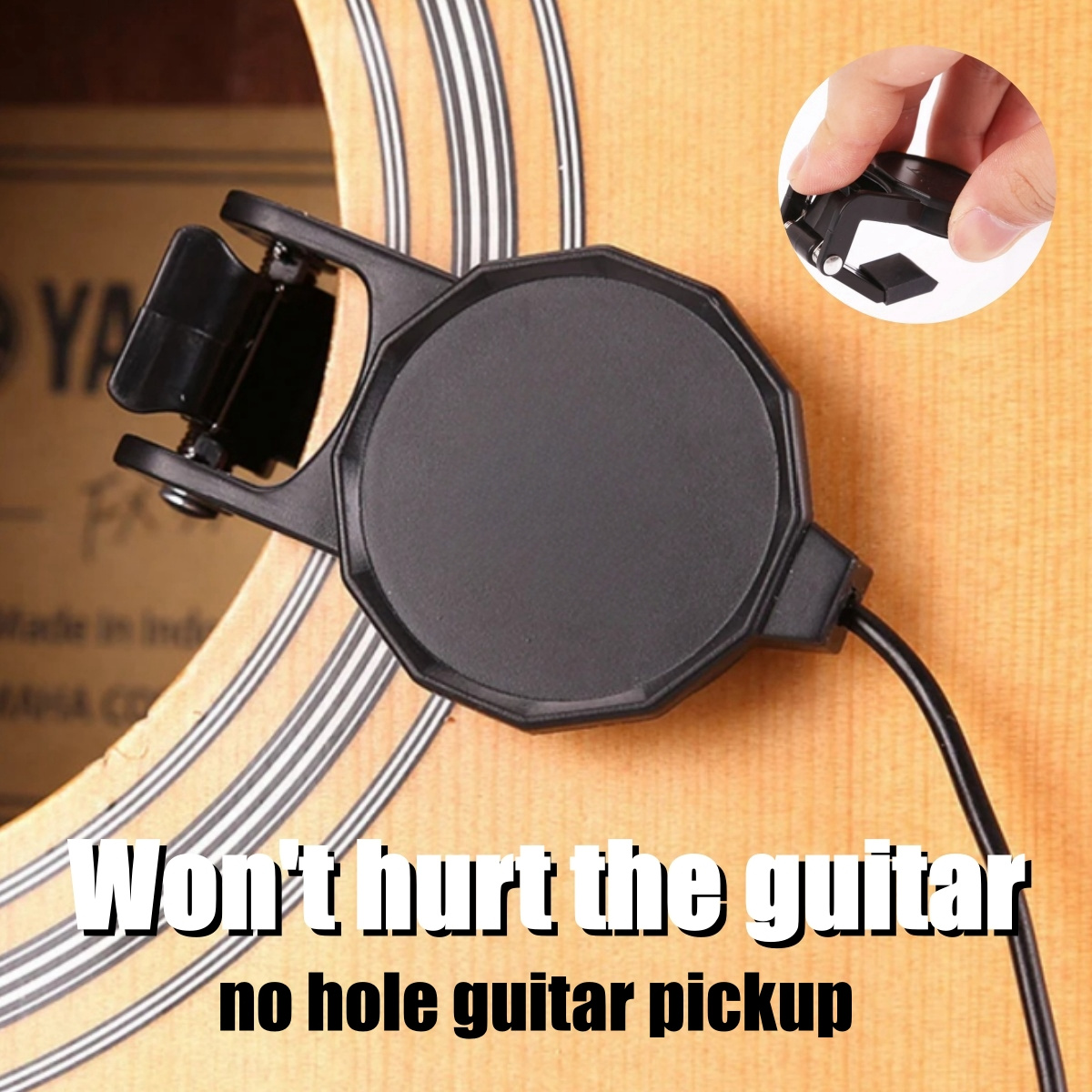 Audio Jack Clip On Pickup for  - огляд і ціна Musical Instrument In English