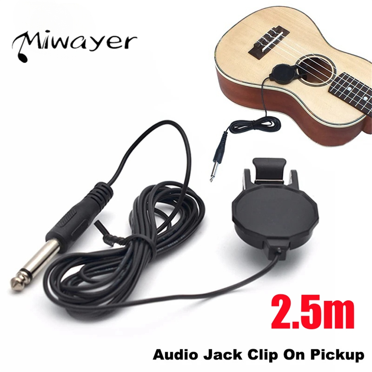 Audio Jack Clip On Pickup for  - огляд і ціна Musical Instrument In English