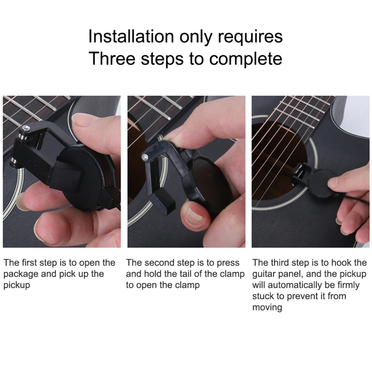 Audio Jack Clip On Pickup for  - огляд і ціна Musical Instrument In English