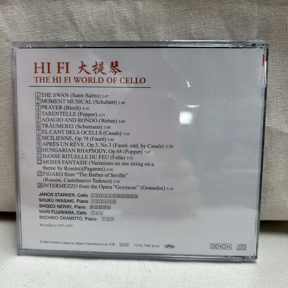 Denon HiFi Audiophile Cello Th - огляд і ціна Musical Instrument In English