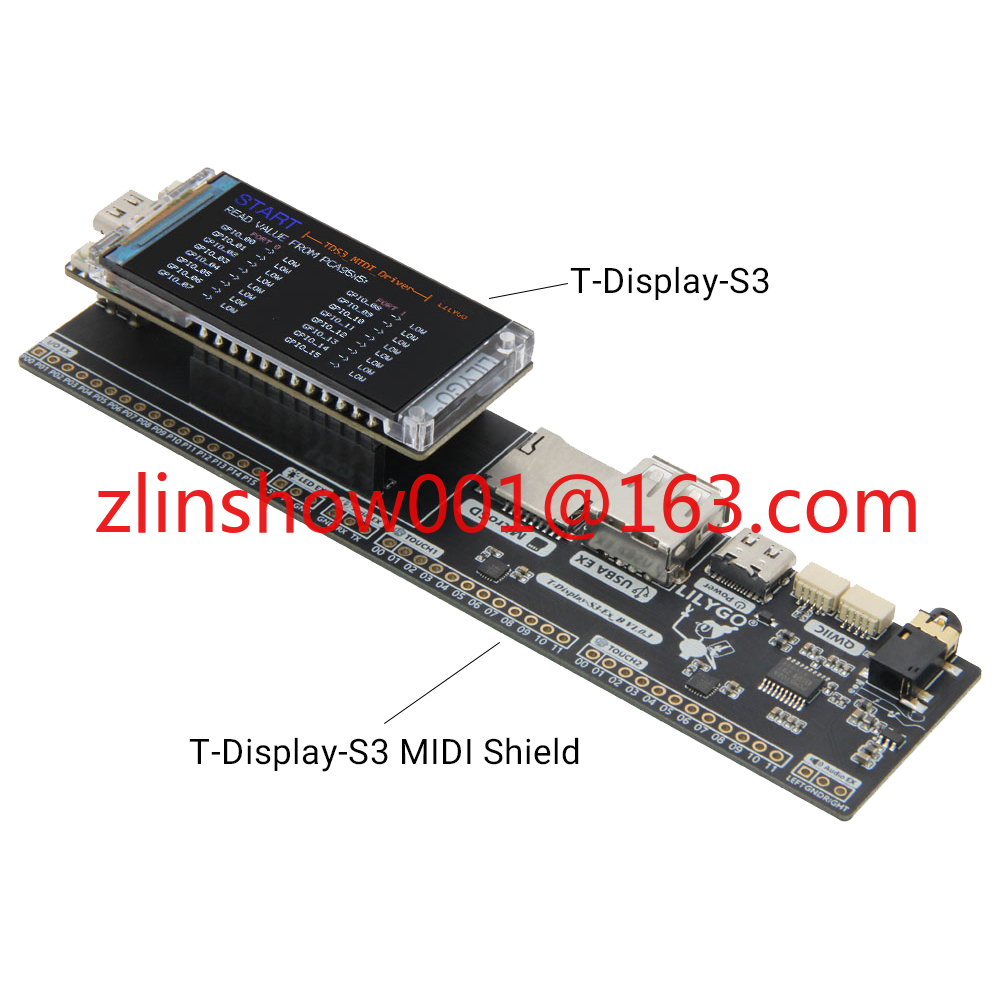 T-Display-S3 MIDI Shield Devel - огляд і ціна Musical Instrument Digital Interface (Midi)