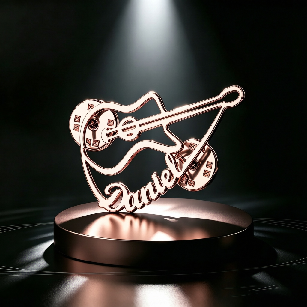 Personalized Violin Brooch Cus - огляд і ціна Musical Instrument And Name