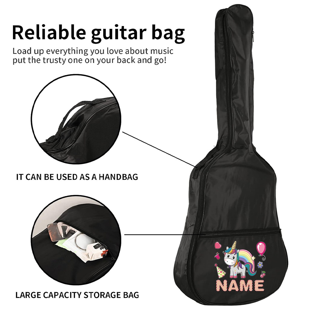 Customized Name Guitar Bag 36- - огляд і ціна Musical Instrument And Name