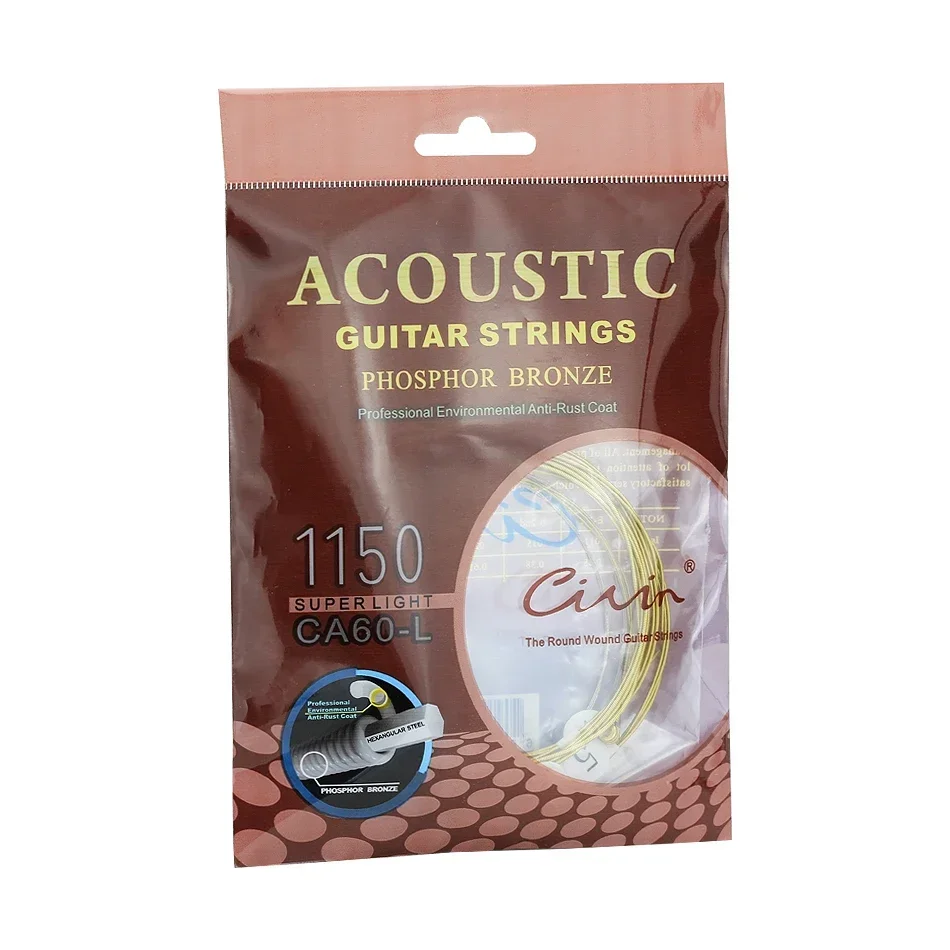 Gearlly 10 Sets Acoustic Guita - огляд і ціна Musical Instrument With Strings