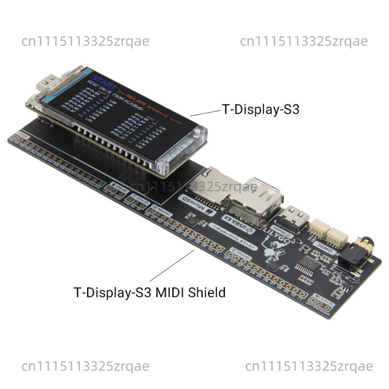 T-Display-S3 MIDI Shield Devel - огляд і ціна Musical Instrument Digital Interface (Midi)