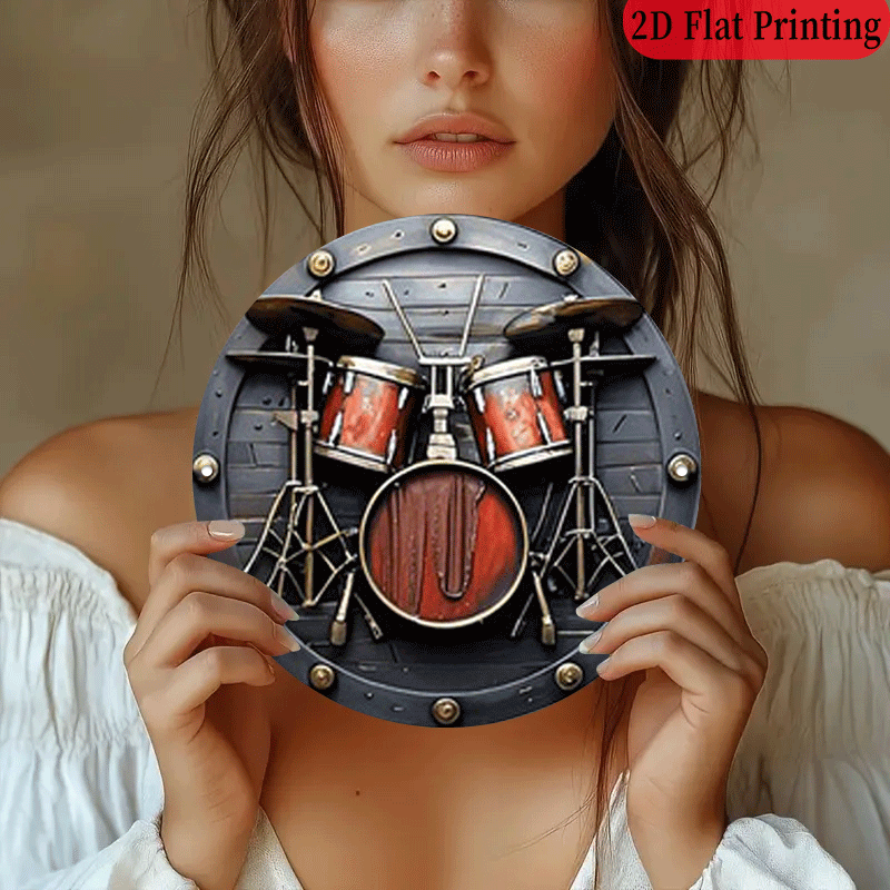 2D Flat, 1pc, 20.32x20.32 cm 2 - огляд і ціна Musical Instrument Drum