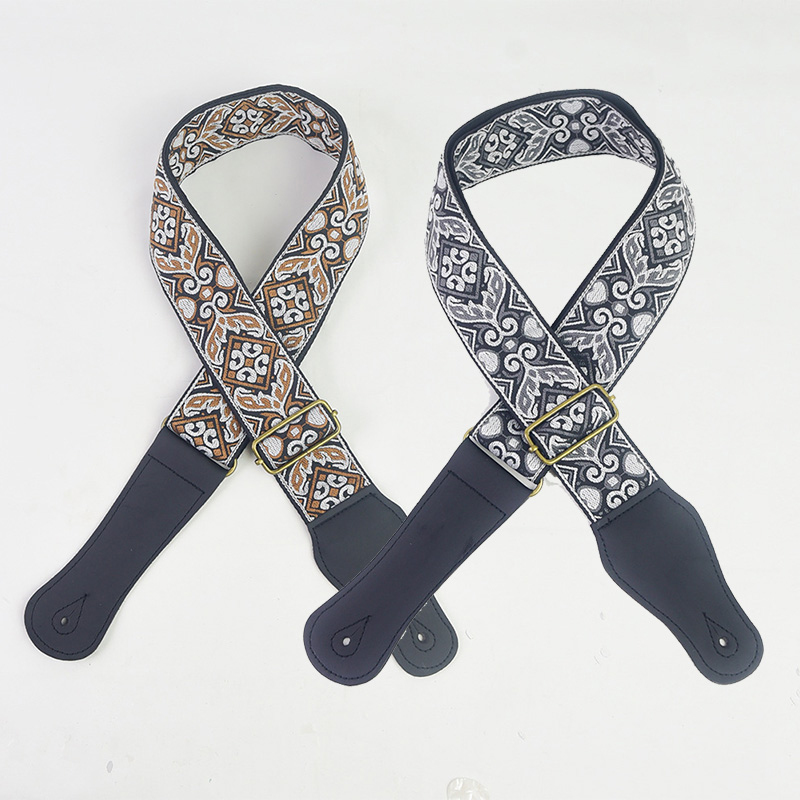 Guitar Strap Embroidered Print - огляд і ціна Musical Instrument In English
