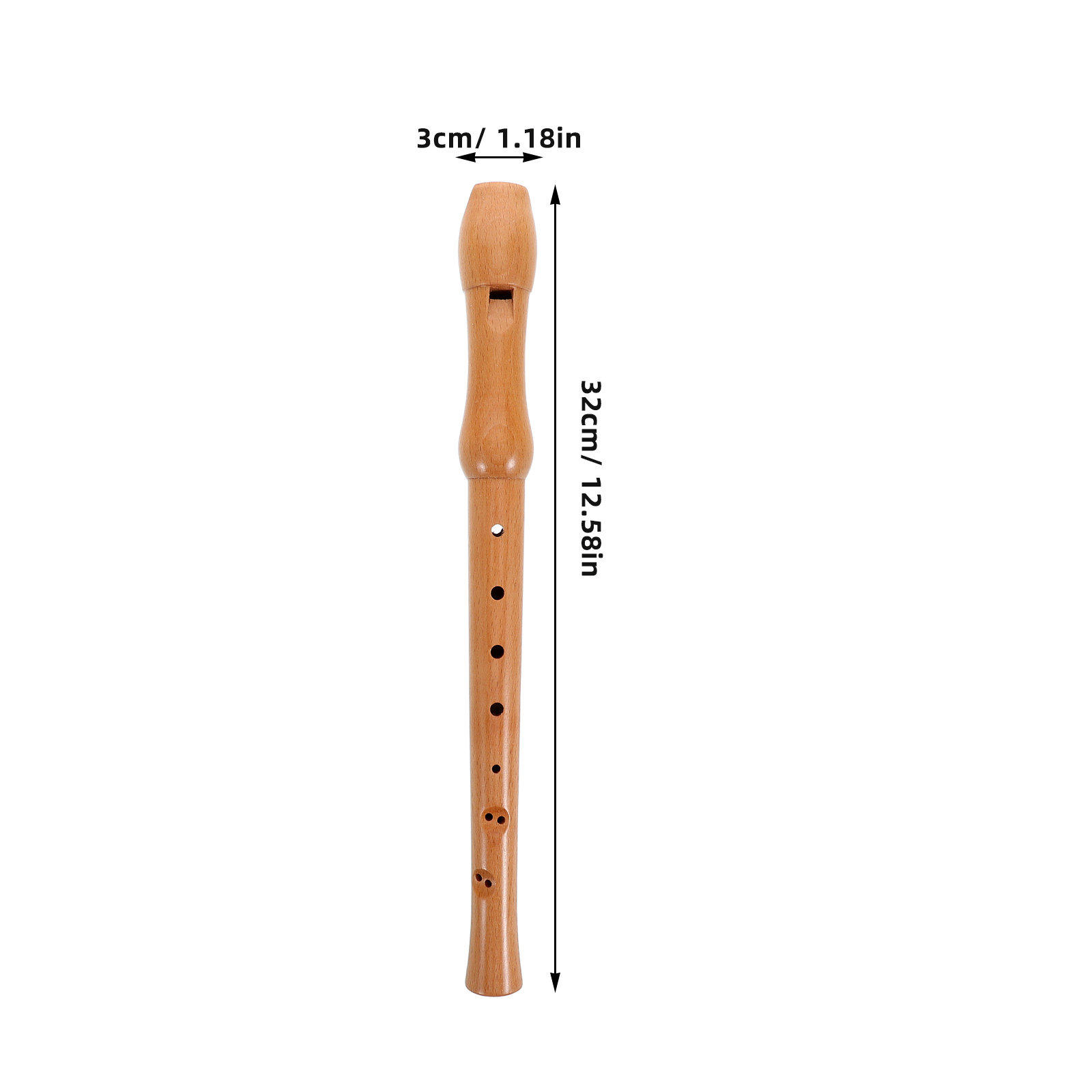 Eight Hole Wooden Soprano Reco - огляд і ціна Musical Instrument A Recorder